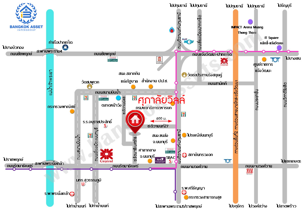 *****ทาวน์โฮมนนทบุรี 3 ชั้นมือสอง โครงการ ศุภาลัยวิลล์ รัตนาธิเบศร์ เนื้อที่ 18.00 ตร.ว. ฟังก์ชัน 3 ห้องนอน 3 ห้องน้ำ แถมฟรี! เครื่องปรับอากาศ เครื่องทำน้ำอุ่น เครื่องดูดควัน พร้อมเข้าอยู่ ทำเลเดินทางสะดวก เชื่อมต่อถนนรัตนาธิเบศร์ ถนนติวานนท์ ถนนเลี่ยงเมืองนนทบุรี เพียง 500 เมตร ถึงรถไฟฟ้าสายสีม่วง "สถานีศูนย์ราชการนนทบุรี"